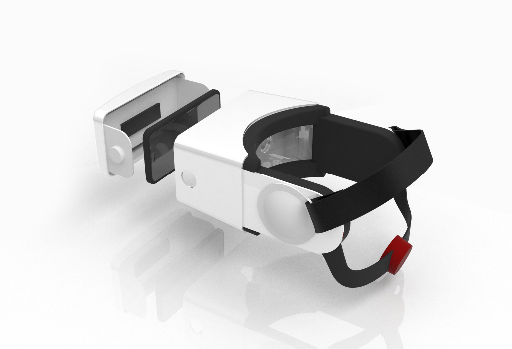 virtual reality headset esploso